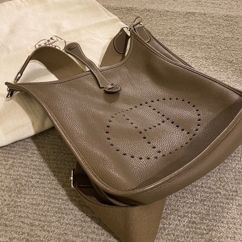 Hermès 29 Evelyne etoupe bag